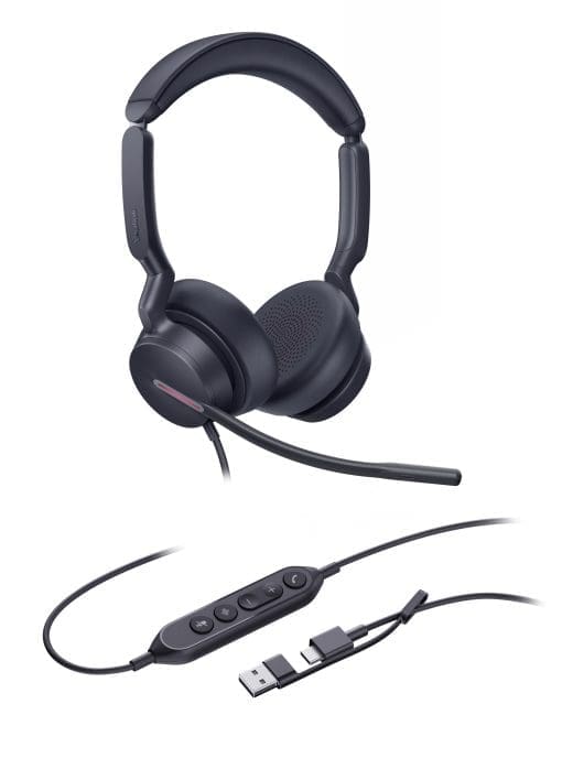 Yealink Headset UH46 Dual UC USB-C/A – Bild 2