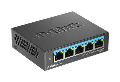 D-Link DMS-105 5-Port Multi-Gigabit Unmanaged Switch – Bild 2