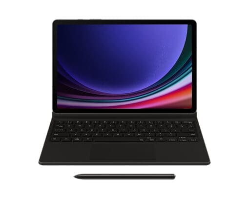 Samsung Book Cover Keyboard für Galaxy Tab S9/S9 FE, Black – Bild 9