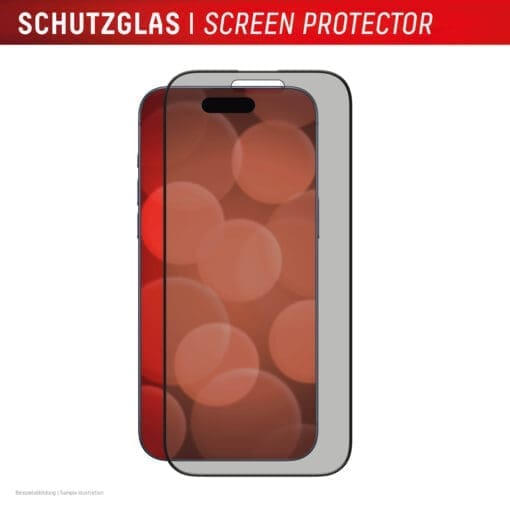 DISPLEX Sichtschutz / Privacy Panzerglas vollflächig iPhone 16 Pro Max – Bild 8