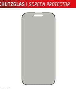 <p><strong>Displex Privacy Panzerglas</strong> – Blickschutz dank integriertem Privacy-Filter, 10H-Härte und Full Cover Design für maximalen Schutz. Hüllenfreundlich, Anti-Fingerprint-Beschichtung und blasenfreie Montage mit EASY-ON® Rahmen.</p>