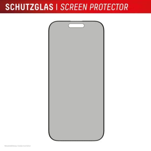 DISPLEX Sichtschutz / Privacy Panzerglas vollflächig iPhone 16 Pro Max – Bild 9