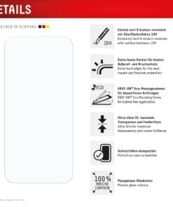 <p><strong>Displex Displayschutzglas & TPU-Cover</strong> – 360° Rundum-Schutz für Ihr Smartphone. Panzerglas mit 10H-Härte, Anti-Fingerprint-Beschichtung und Splitterschutz kombiniert mit ultradünnem, transparentem TPU-Cover für maximalen Schutz und Komfort.</p>