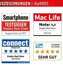 <p><strong>Displex Displayschutzglas & TPU-Cover</strong> – 360° Rundum-Schutz für Ihr Smartphone. Panzerglas mit 10H-Härte, Anti-Fingerprint-Beschichtung und Splitterschutz kombiniert mit ultradünnem, transparentem TPU-Cover für maximalen Schutz und Komfort.</p>