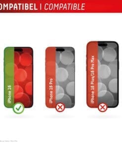 <p><strong>Displex Privacy Panzerglas</strong> – Blickschutz dank integriertem Privacy-Filter, 10H-Härte und Full Cover Design für maximalen Schutz. Hüllenfreundlich, Anti-Fingerprint-Beschichtung und blasenfreie Montage mit EASY-ON® Rahmen.</p>