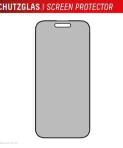 <p><strong>Displex Privacy Panzerglas</strong> – Blickschutz dank integriertem Privacy-Filter, 10H-Härte und Full Cover Design für maximalen Schutz. Hüllenfreundlich, Anti-Fingerprint-Beschichtung und blasenfreie Montage mit EASY-ON® Rahmen.</p>