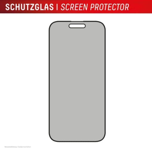 DISPLEX Sichtschutz / Privacy Panzerglas vollflächig iPhone 16 – Bild 9