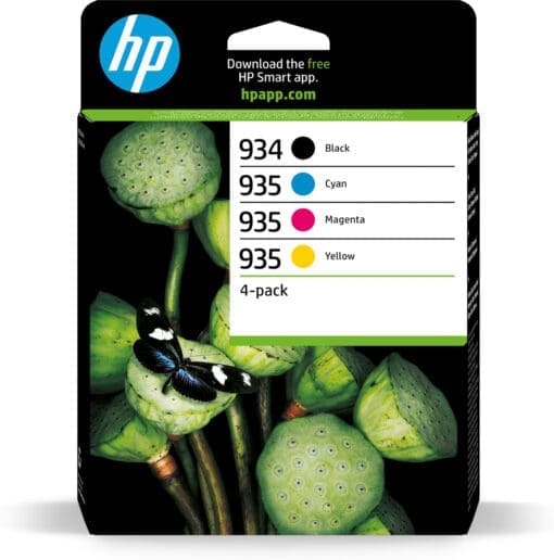 HP 934 Schw./935 Cyan/Magenta/Gelb Ori. Tintenpat. 4er-Pack