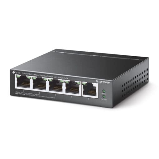 TP-Link TL-SF1005P 5-Port 10/100 Desktop Switch 4x PoE – Bild 2