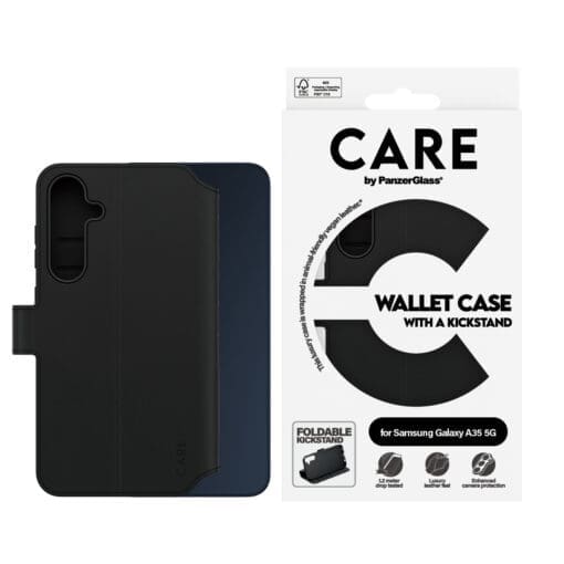 CARE Feature Wallet Case Kickstand Samsung A35 5G – Bild 3