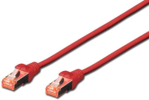 DIGITUS Professional CAT 6 S-FTP Patchkabel, Cu, 5 m, Rot