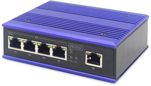 DIGITUS DN-651118 Industrieller 5-Port Gigabit Switch