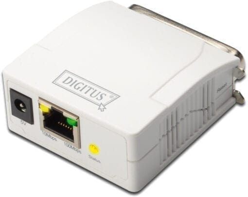 DIGITUS Fast Ethernet Print Server 1x RJ45 1x DB-36 Centronics