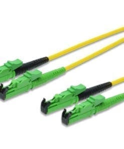 LWL Patchk., E2000/E2000 (APC), SM 09/125 µ, Duplex, 2 m, LSOH