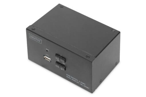 DIGITUS KVM-Switch, 2-Port, Dual-Display, 4K, HDMI®