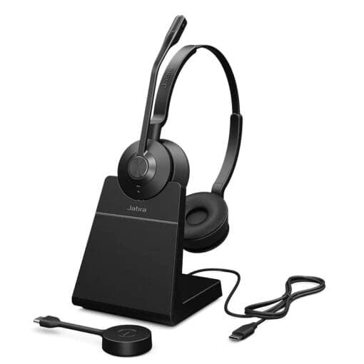 JABRA Engage 55 UC Stereo USB-C m. Ladestation