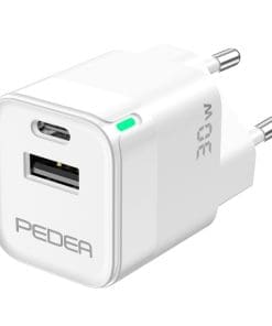 PEDEA Mini Schnelladegerät "Dual" 30W GaN individualisiert