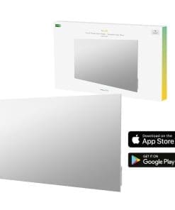 Hombli smartes Infrarot Glas Heizpanel 600W Spiegel