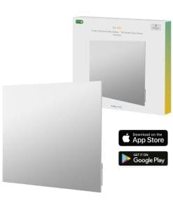 Hombli smartes Infrarot Glas Heizpanel 400W Spiegel