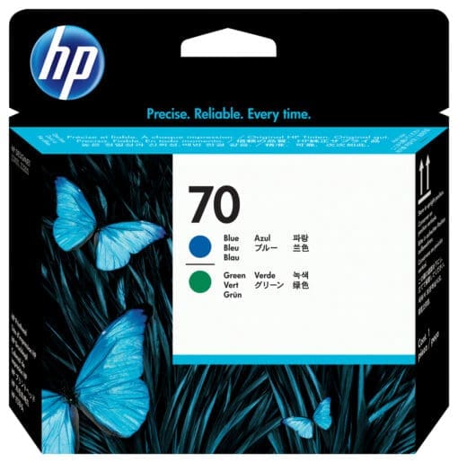 HP 70 Blau/Grün DesignJet Druckkopf