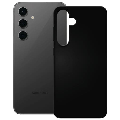 PEDEA Soft TPU Case für Samsung Galaxy S24 FE, schwarz