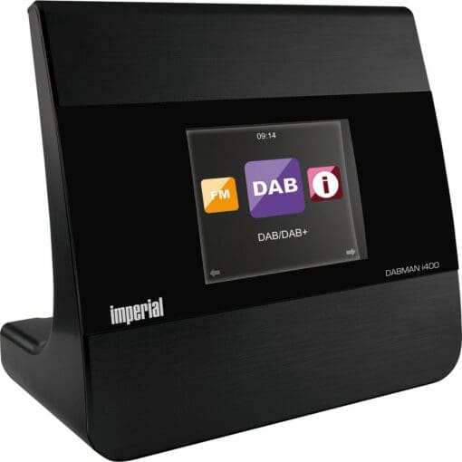 DABMAN i400 Hybridradio DAB+/ FM/ Internet/ BT, schwarz