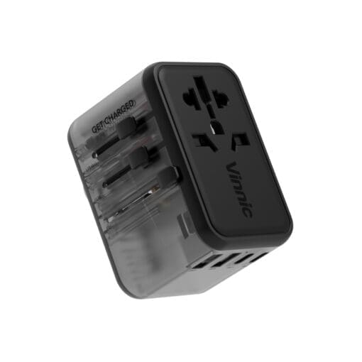 Vinnic TABOCHE GaN Travel Adapter 65W, black