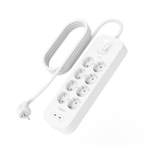 Belkin Steckdosenleiste 8-Fach, 30W 2m Kabel