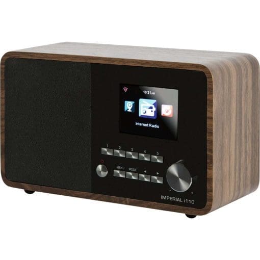 DABMAN i110 WLAN-Internet-Radio + Media-Player-Funktion, Holz