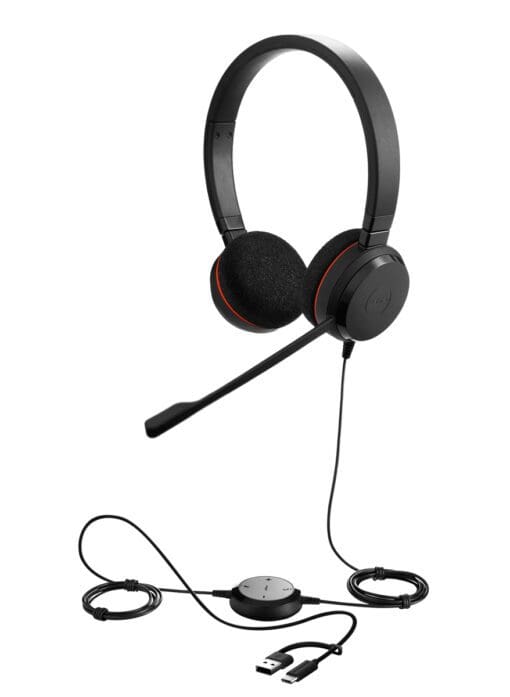 JABRA Evolve 20, USB C/A, UC Stereo