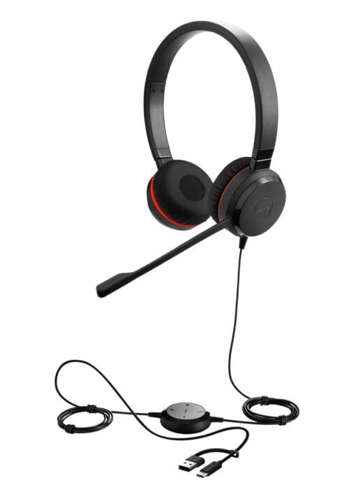 JABRA Evolve 30 II, USB C/A Stereo Stereo MS