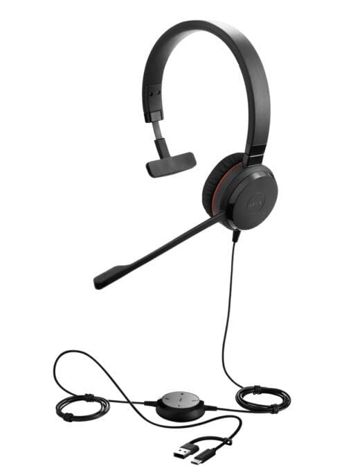 JABRA Evolve 30 II, USB C/A Mono UC