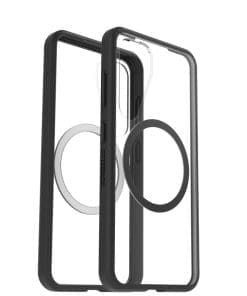 Otterbox React Magnet Qi2 für Samsung S25, Black Crystal