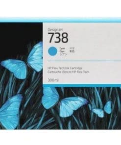 HP 738M DNJ Tinte cyan HC 300ml