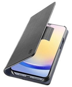 Cellularline Book Case für Samsung A26 5G Black