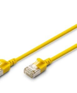 DIGITUS CAT 6A F-FTP SlimPatchk.,CU,LSZH AWG 32/7, 5m,Gelb