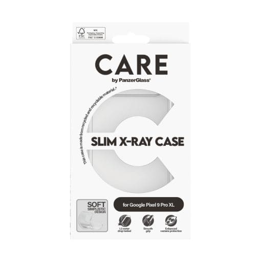 CARE Fashionable Case X-Ray Soft Google Pixel 9 Pro XL -clear