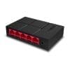 Der Mercusys MS105GP 5-Port Gigabit-Switch bietet ultraschnelle 1.000 Mbps Verbindungen und versorgt mit 4 PoE+-Ports Ihre IP-Kameras, Access Points oder VoIP-Telefone direkt mit Strom, ganz ohne zusätzliche Netzteile. Dank Plug & Play lässt sich das Gerät mühelos installieren und sofort nutzen. Das lüfterlose Design sorgt für einen geräuschlosen Betrieb und eine effiziente Leistung. Der Switch ist die ideale Lösung für kleine Büros und smarte Home-Netzwerke.