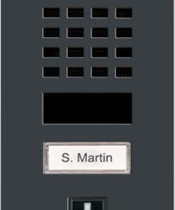 DoorBird IP Video Türst. D1101FV Fingerpr.50 Unterputz RAL7016