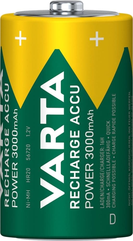 VARTA RECHARGE ACCU Power D 3000mAh Blister 2