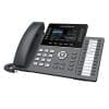Als Teil der GRP-Serie von professionellen IP-Telefonen ist das GRP2650 eines der Topmodelle. Es unterstützt bis zu 14 SIP Leitungen sowie Zero-Touch Provisionierung und ist somit bestens für die Installation und Provisionierung großer Stückzahlen bei sehr einfachem Gerätemanagement geeignet. Das ultramodern konzipierte GRP2650 ist mit allem ausgestattet, was ein professionelles, komfortables und sicheres IP Telefon braucht. Das Modell bietet 5er-Konferenz, eine integrierte WLAN 6- und Bluetooth Schnittstelle, Stromversorgung via PoE, HD-Audio am Hörer und beim Freisprechen sowie EHS-Unterstützung für Plantronics-Headsets und integrierte USB-Headset-Unterstützung. Die GRP-Serie umfasst Carrier-Grade-Sicherheitsfunktionen für Sicherheit auf Unternehmensebene, einschließlich sicherem Start, DualFirmware-Images und verschlüsselter Datenspeicherung. Für die Cloud-Bereitstellung und die zentralisierte Verwaltung wird das GRP2650 vom Grandstream Device Management System (GDMS) unterstützt, das eine zentrale Schnittstelle zur Konfiguration, Bereitstellung, Verwaltung und Überwachung der Bereitstellung von Grandstreams-Endpunkten bietet. Mit 48 Virtual Multi-Purpose Keys (VPK), einer einfachen Bedienung über das kapazitive 12,7 cm (5 Zoll) Display ist das GRP2650 die perfekte Wahl für vielbeschäftigte Profis mit einem hohen Anrufvolumen. Hier werden diese Personen durch effektive Funktionalität und bester Gesprächsqualität optimal unterstützt.