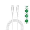 Dank 60 W Power Delivery lädt dieses Kabel deine Laptops, Tablets und Smartphones zuverlässig und effizient. Ob schnelles Aufladen im Home-Office oder unterwegs – mit diesem Kabel hast du immer die optimale Ladegeschwindigkeit für deine Geräte. Übertrage deine Dateien, Bilder und Musik mit einer soliden Geschwindigkeit von 480 Mbit/s. Ideal für Backups, Dokumente oder Multimedia-Inhalte – zuverlässig und ohne Verzögerungen, egal ob am Laptop oder PC. Qualität, die du spürst: Die hochwertigen Aluminium-Stecker machen das Kabel besonders widerstandsfähig gegen Abnutzung und sorgen für eine edle Optik. Das Nylon-Geflecht bietet zusätzlichen Schutz vor Knicken und Beschädigungen, ohne an Flexibilität einzubüßen. Perfekt für den täglichen Einsatz, ob im Büro, unterwegs oder zu Hause – dieses Kabel hält mit deinem Lifestyle Schritt und überzeugt durch seine Langlebigkeit und Premium-Qualität.