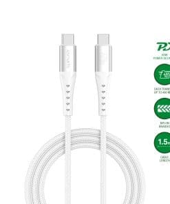 4smarts USB-C Kabel PrimeCord 60W 1,5m, weiß