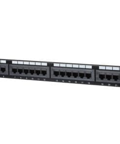 UTP 24 Port 1HE LSA Cat.5e Patchfeld