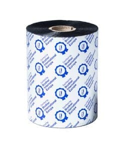 BWS-1D600-110 Std. Wachs/Harz schwarz 600m x 110mm (6x)