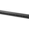 UAE 50x8(4) Cat.3 Patchfeld, Stahlblech schwarz