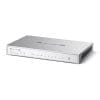 What This Product Does<br><br>The S4500-8GHP2F is equipped with eight RJ45 ports (10/100/1000 Mbps) and two SFP gigabit ports. The eight ethernet ports are compliant with 802.3at/af PoE. Users can supply up to 150W total power to connected devices and easily deploy equipment such as wireless access points or IP cameras without worrying about power outlets. PoE support, together with high-performance static routing, enterprise-level QoS, advanced security features, a choice of Layer 2 management options, and integration into Omada Pro SDN (Software-Defined Networking) make the S4500-8GHP2F an excellent choice for business networking.<br><br>IEEE 802.3at/af-compliant Power over Ethernet<br><br>Eight IEEE 802.3at/af-compliant PoE ports supply up to 150 W total power to 802.3at and 802.3af devices.* Quickly and easily set up wireless access points, surveillance cameras, IP phones, and other PoE devices without the hassle and cost of installing power cabling.<br><br>Secure Networking<br><br>Security features include IP-MAC-Port Binding and VLAN Binding, Port Security, Storm Control, and DHCP Snooping to defend against a range of network threats. An integrated list of common DoS attacks is available, making it easier than ever to prevent them. In addition, the Access Control Lists (ACL, L2 to L4) feature restricts access to sensitive network resources by denying packets based on source and destination MAC address, IP address, TCP/UDP ports, or VLAN ID. Users' network access can be controlled via 802.1X authentication, which works with a RADIUS/Tacacs+ server to grant access only when valid user credentials are provided.<br><br>Advanced QoS<br><br>Leveraging IP, MAC, TCP, and UDP identifiers, our QoS feature ensures seamless voice and video transmission—even when bandwidth is in short supply.<br><br>Abundant L2 and L2+ features<br><br>The S4500-8GHP2F supports a complete lineup of L2 features, including 802.1Q VLAN, Port Mirroring, STP/RSTP/MSTP, Link Aggregation Control Protocol, and 802.3x Flow Control. Advanced IGMP Snoopi