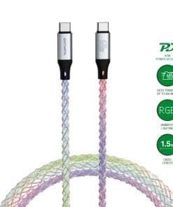 4smarts USB-C Kabel RGBCord 60W 1,5m
