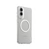 CARE Flagship Case Weiß Qi Compatible Galaxy S25 Edge - clear