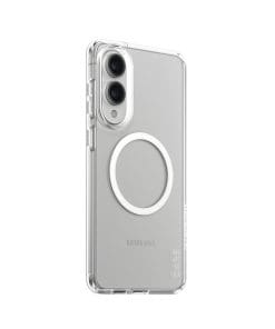 CARE Flagship Case Weiß Qi Compatible Galaxy S25 Edge - clear
